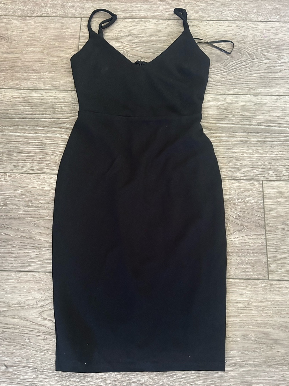Lulus Don't Tell 'Em Black Bodycon Midi Dress. - XS